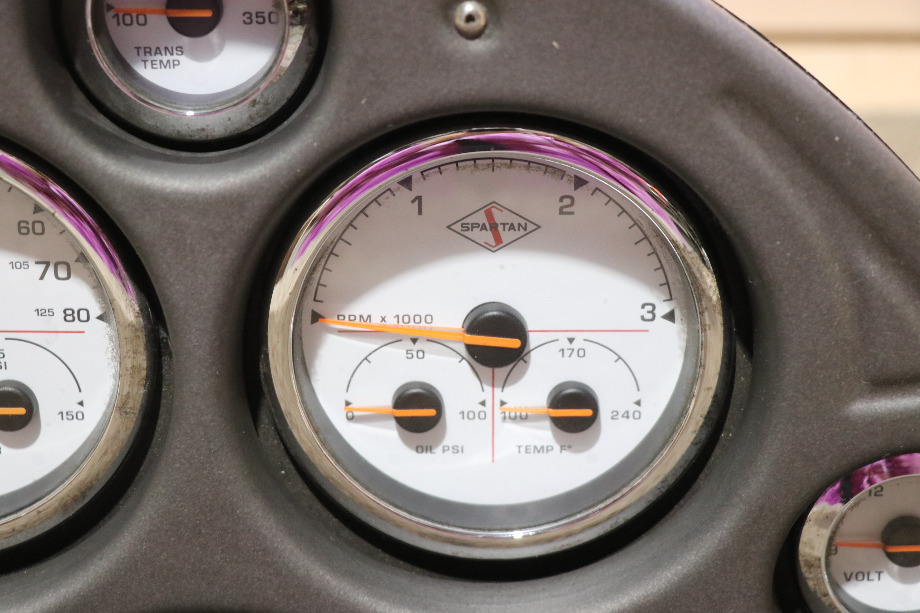 USED COMPLETE SPARTAN DASH GAUGE CLUSTER MOTORHOME PARTS FOR SALE RV Components 
