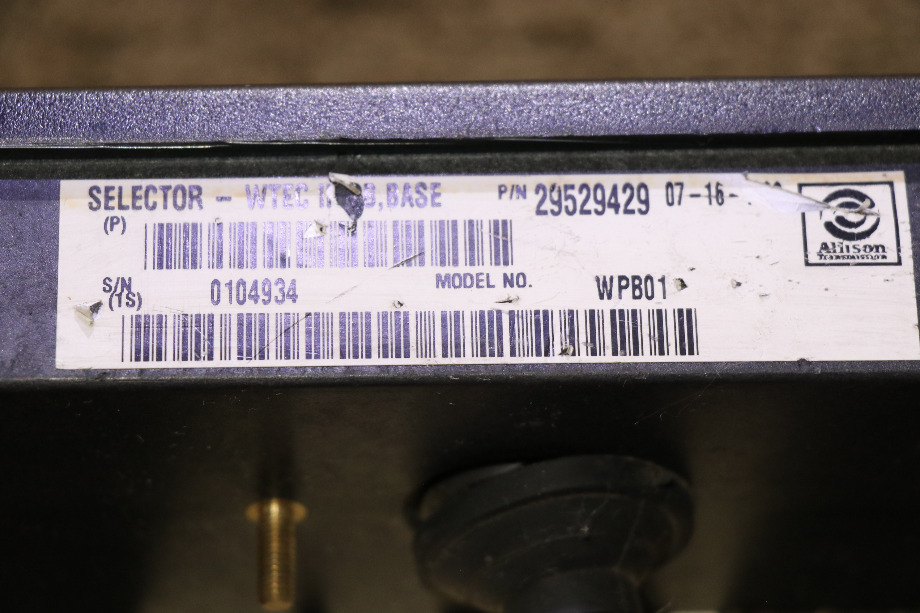 USED RV 29529429 ALLISON TRANSMISSION SHIFT SELECTOR TOUCH PAD FOR SALE RV Components 