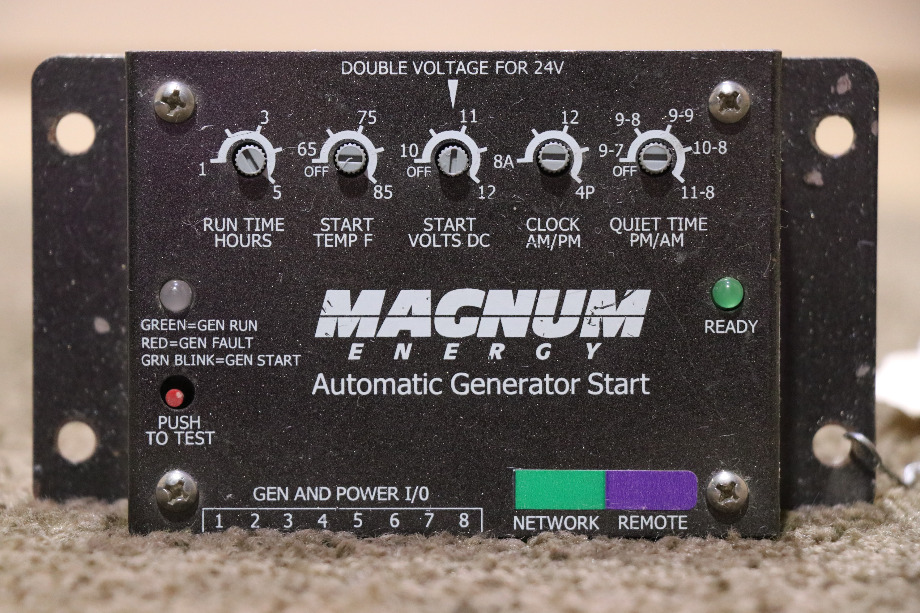 USED MAGNUM ENERGY AUTOMATIC GENERATOR START RV PARTS FOR SALE RV Components 