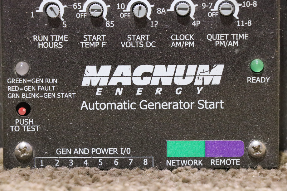 USED MAGNUM ENERGY AUTOMATIC GENERATOR START RV PARTS FOR SALE RV Components 