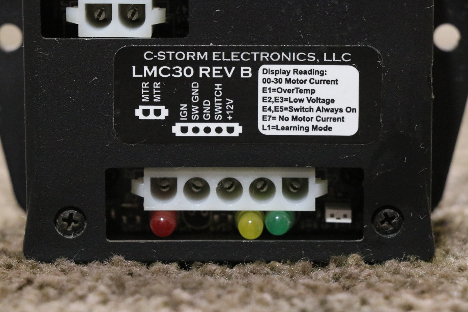 USED MOTORHOME C-STORM ELECTRONICS LMC30 SLIDE OUT CONTROL BOARD FOR SALE RV Components 