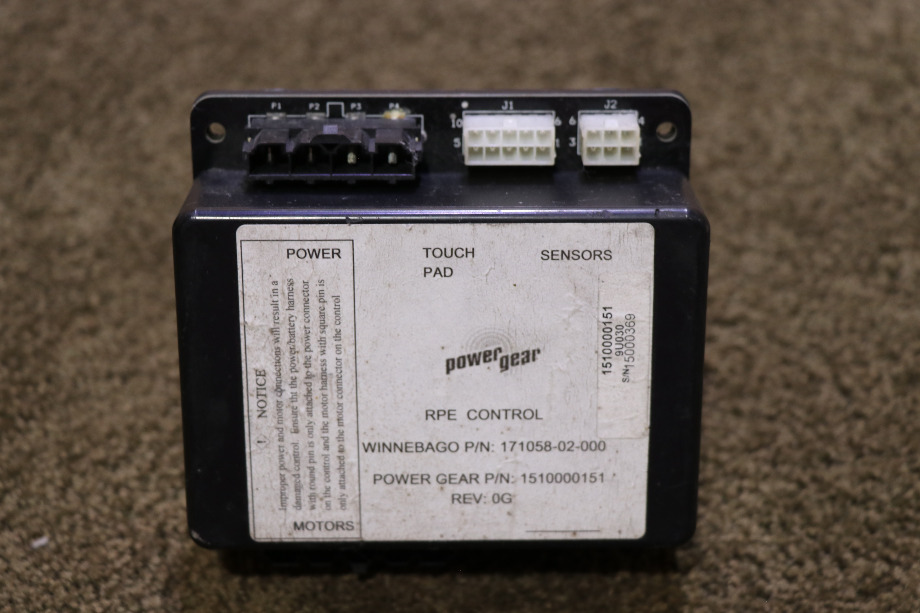 USED 1510000151 POWER GEAR RPE CONTROL RV PARTS FOR SALE RV Components 