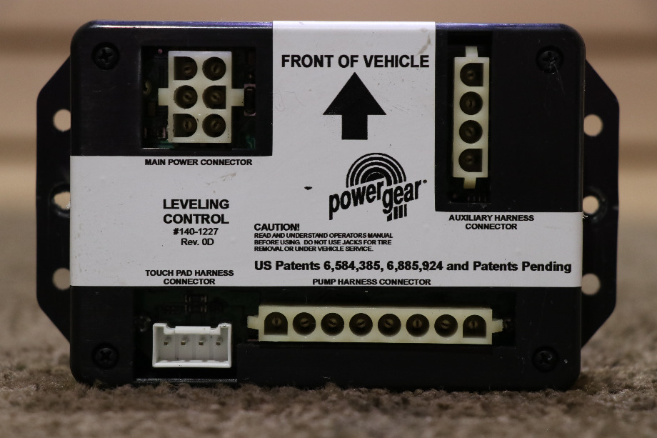 USED POWER GEAR 140-1227 LEVELING CONTROL MODULE MOTORHOME PARTS FOR SALE RV Components 