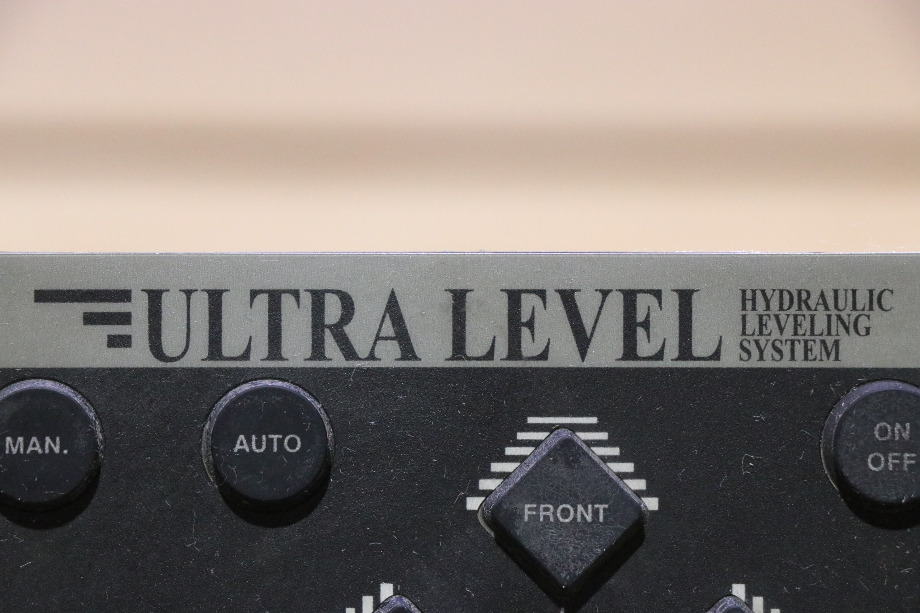 USED ULTRA LEVEL 12594A HYDRAULIC LEVELING SYSTEM TOUCH PAD MOTORHOME PARTS FOR SALE RV Components 