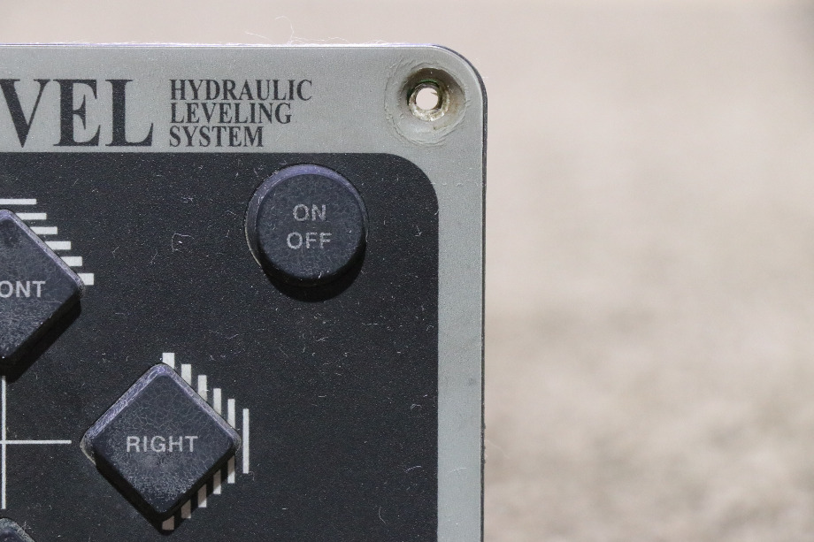 USED ULTRA LEVEL 12594A HYDRAULIC LEVELING SYSTEM TOUCH PAD MOTORHOME PARTS FOR SALE RV Components 