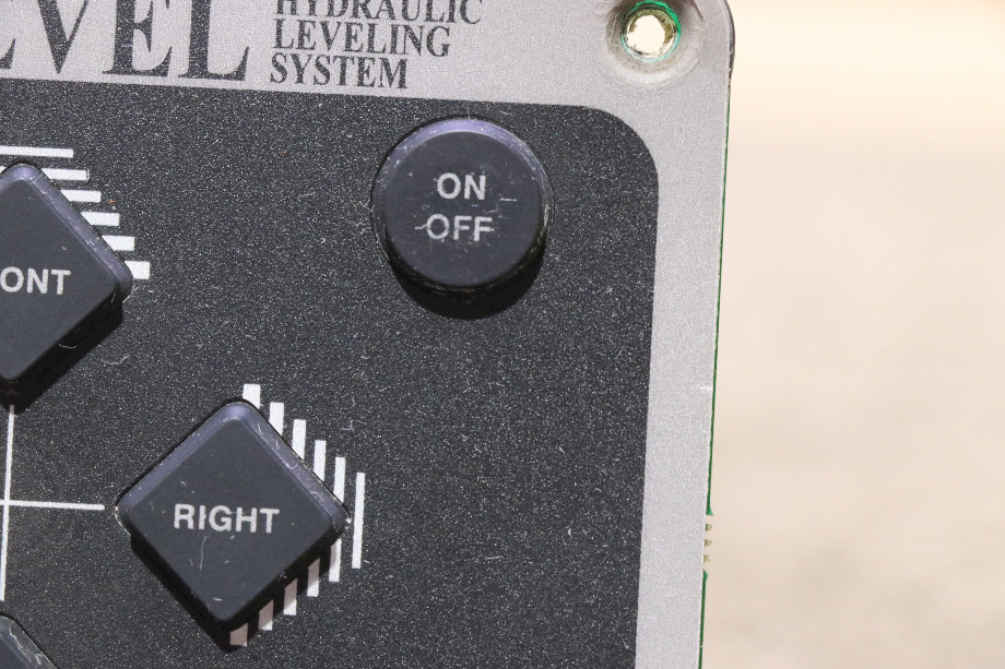 USED ULTRA LEVEL HYDRAULIC LEVELING SYSTEM TOUCH PAD 12594A RV/MOTORHOME PARTS FOR SALE RV Components 