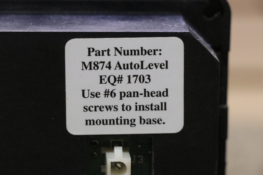 USED RV 1703 EQUALIZER SYSTEMS AUTO LEVEL TOUCH PAD FOR SALE RV Components 