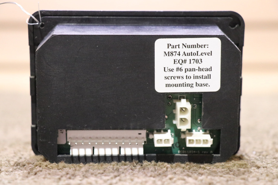 USED RV 1703 EQUALIZER SYSTEMS AUTO LEVEL TOUCH PAD FOR SALE RV Components 
