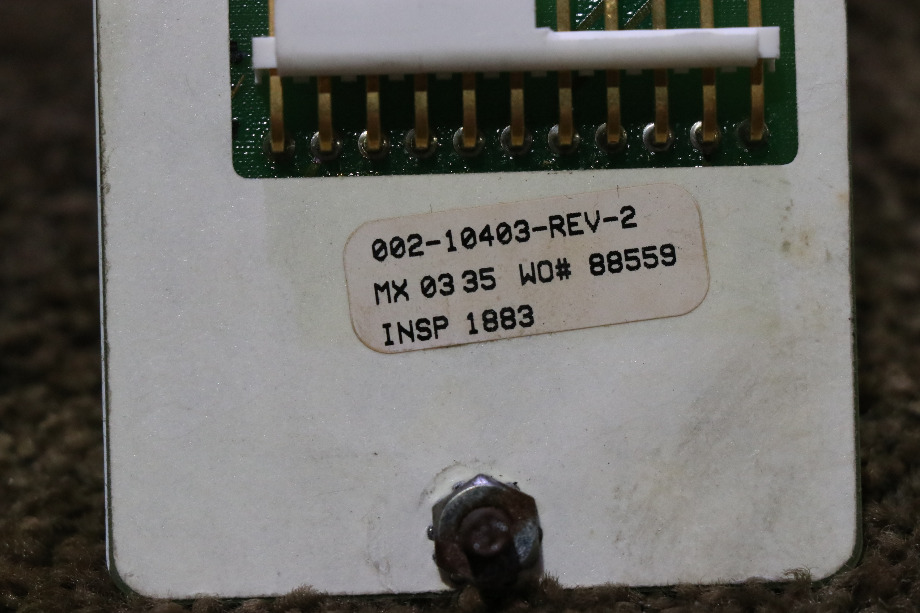 USED POWER GEAR 500456 LEVELING CONTROLS TOUCH PAD MOTORHOME PARTS FOR SALE RV Components 