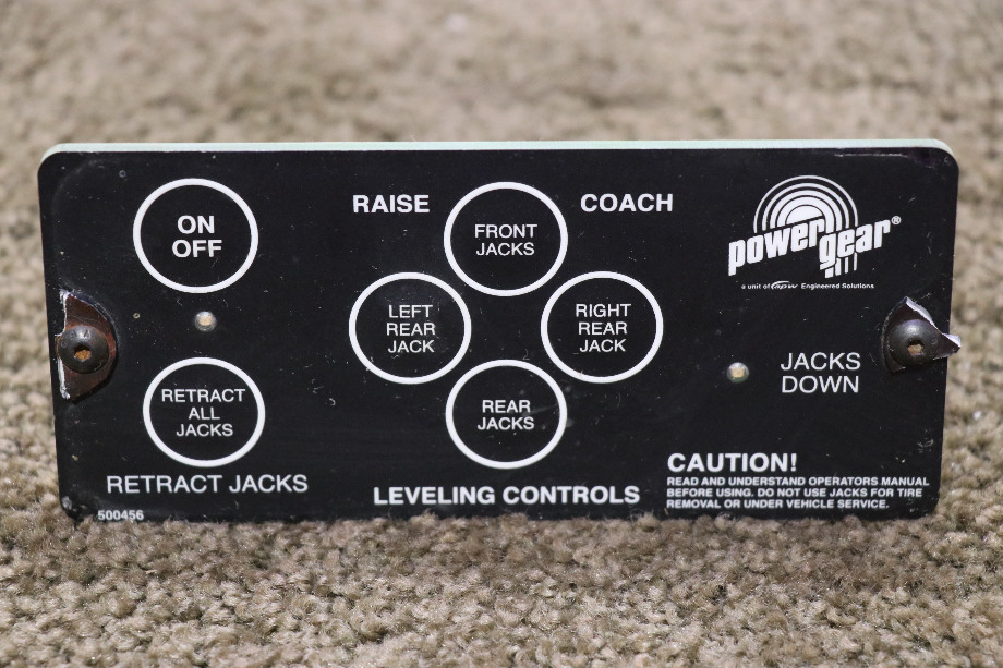 USED POWER GEAR 500456 LEVELING CONTROLS TOUCH PAD MOTORHOME PARTS FOR SALE RV Components 