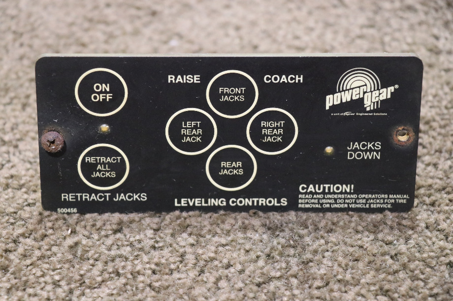 USED RV 500456 POWER GEAR LEVELING CONTROLS TOUCH PAD FOR SALE RV Components 