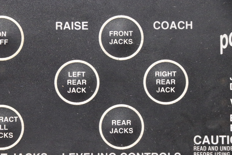 USED RV/MOTORHOME POWER GEAR LEVELING CONTROLS TOUCH PAD 500731 FOR SALE RV Components 