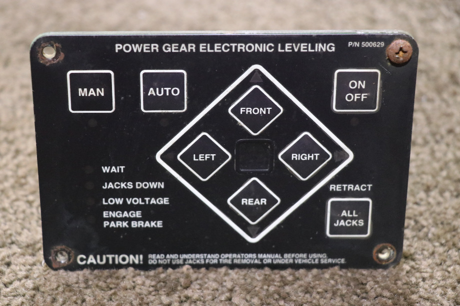 USED POWER GEAR 500629 ELECTRONIC LEVELING TOUCH PAD MOTORHOME PARTS FOR SALE RV Components 