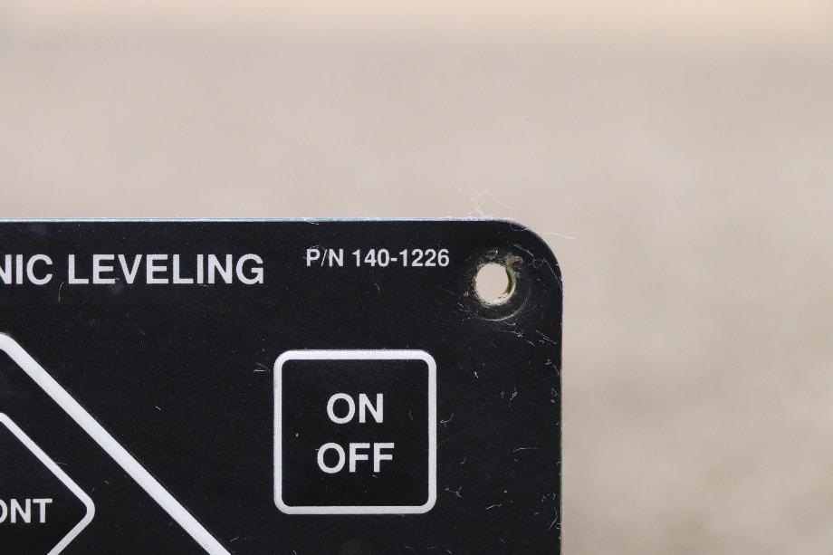 USED POWER GEAR ELECTRONIC LEVELING TOUCH PAD 140-1226 RV/MOTORHOME PARTS FOR SALE RV Components 
