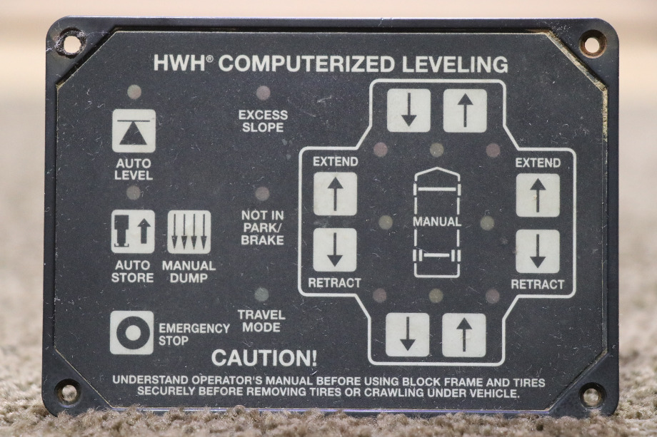 USED HWH COMPUTERIZED LEVELING TOUCH PAD RV PARTS FOR SALE RV Components 