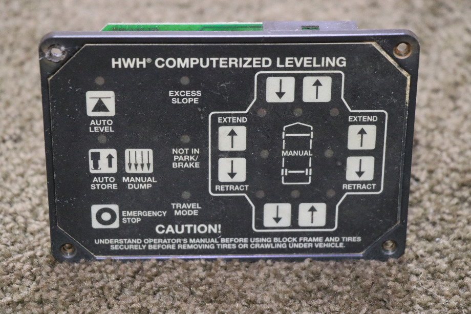 USED HWH COMPUTERIZED LEVELING TOUCH PAD RV PARTS FOR SALE RV Components 