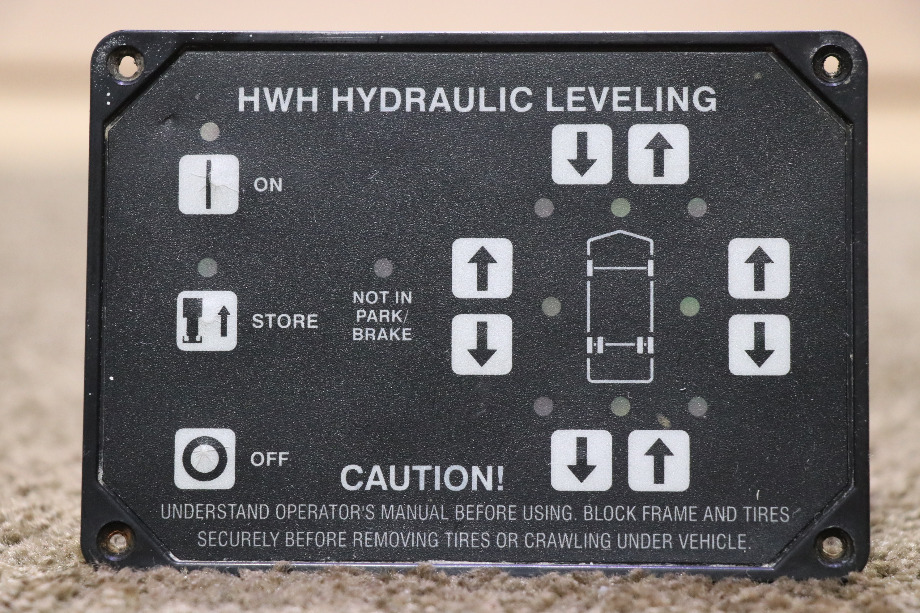 USED HWH HYDRAULIC LEVELING TOUCH PAD AP10215 RV/MOTORHOME PARTS FOR SALE RV Components 