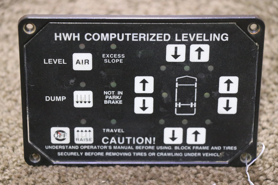 USED MOTORHOME HWH COMPUTERIZED LEVELING TOUCH PAD FOR SALE RV Components 