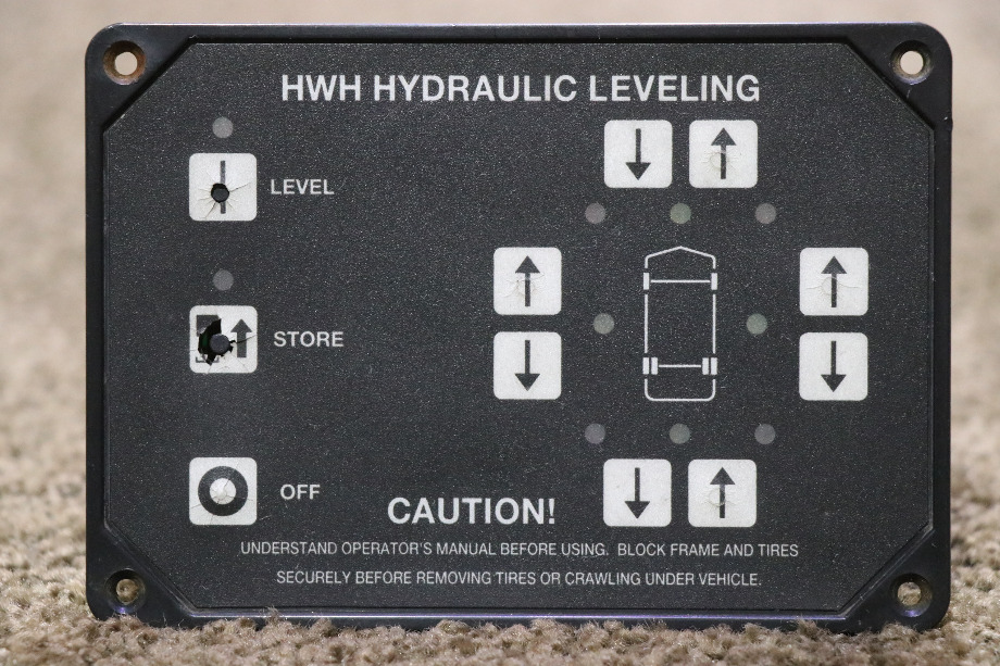 USED AP29691 HWH HYDRAULIC LEVELING TOUCH PAD RV PARTS FOR SALE RV Components 