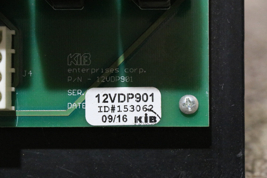 USED MOTORHOME KIB 12VDP901 BATTERY CONTROL CENTER BOARD FOR SALE RV Components 