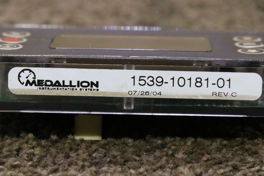 USED 1539-10181-01 MEDALLION DASH DISPLAY PANEL RV PARTS FOR SALE RV Components 