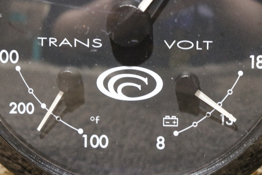 USED MEDALLION 3 IN 1 7544-20001-29 FUEL / TRANS / VOLT DASH GAUGE MOTORHOME PARTS FOR SALE RV Components 