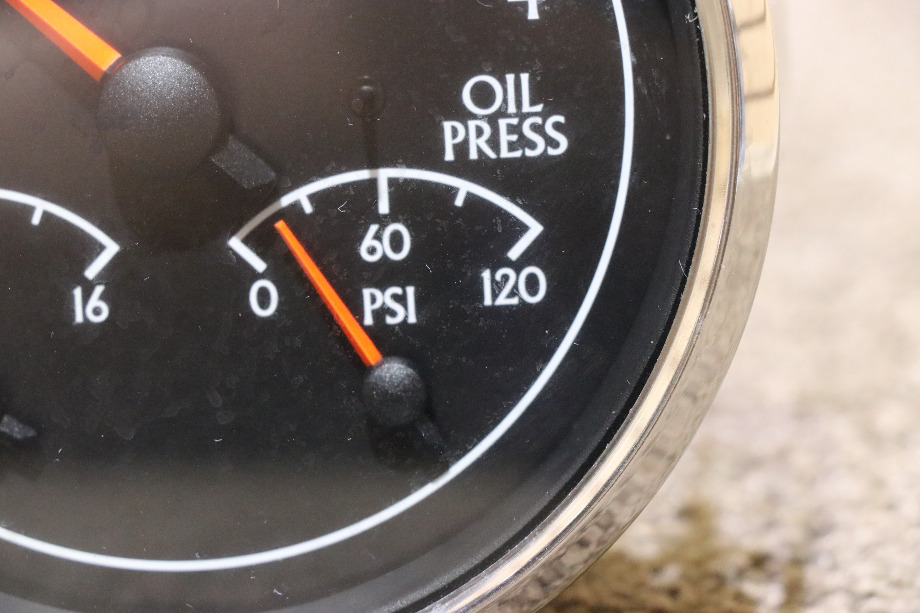 USED 3 IN 1 946486 TACH / VOLTS / OIL DASH GAUGE MOTORHOME PARTS FOR SALE RV Components 