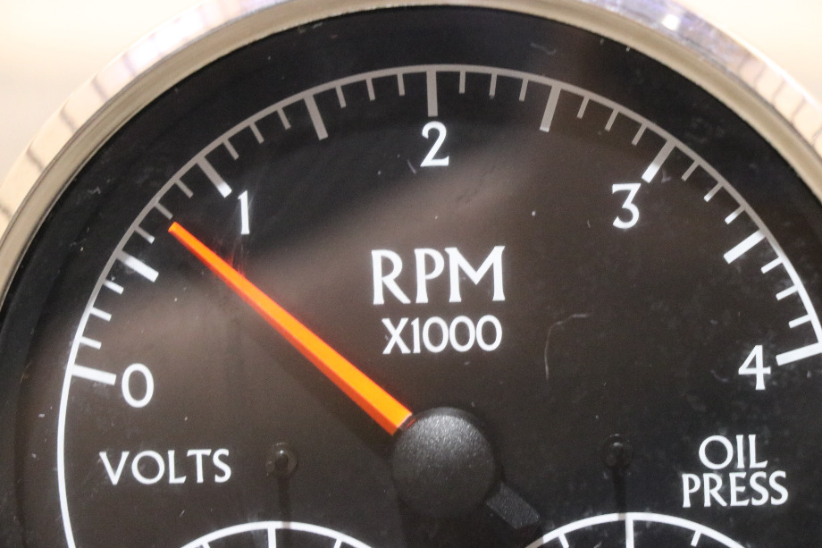 USED 3 IN 1 946486 TACH / VOLTS / OIL DASH GAUGE MOTORHOME PARTS FOR SALE RV Components 
