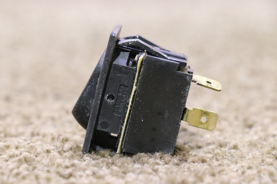 USED BLACK ROCKER SWITCH 0852-0113 RV/MOTORHOME PARTS FOR SALE RV Components 
