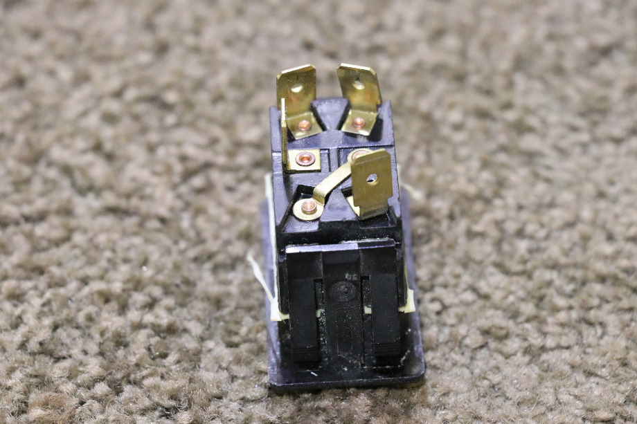 USED MOTORHOME BLACK 0852-0193 ROCKER SWITCH FOR SALE RV Components 