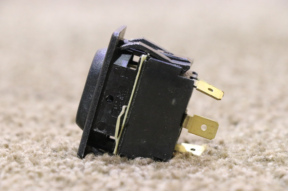 USED MOTORHOME BLACK 0852-0193 ROCKER SWITCH FOR SALE RV Components 