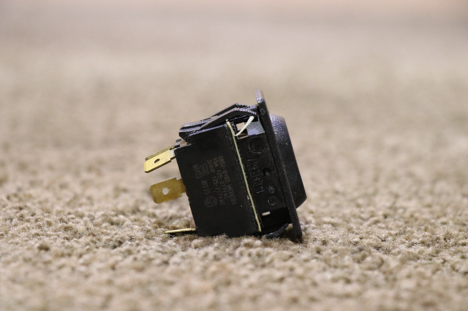 USED MOTORHOME BLACK 0852-0193 ROCKER SWITCH FOR SALE RV Components 