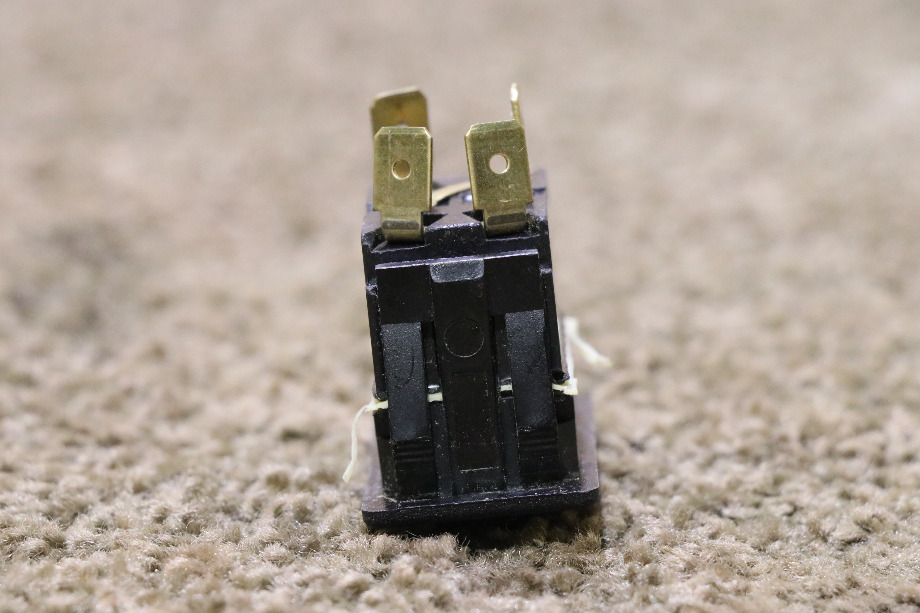 USED MOTORHOME BLACK 0852-0193 ROCKER SWITCH FOR SALE RV Components 