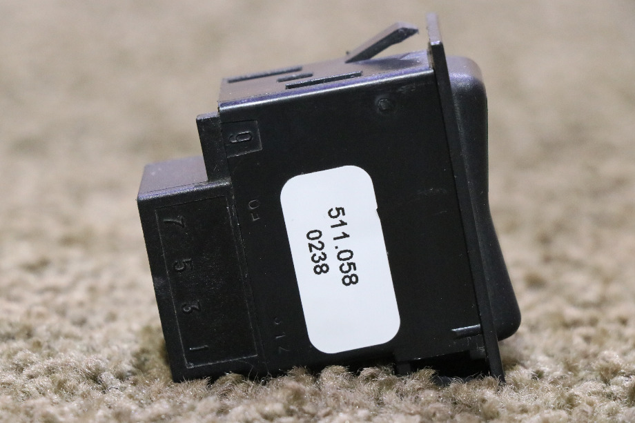 USED RV/MOTORHOME SET / RESUME DASH SWITCH 511.058 FOR SALE RV Components 