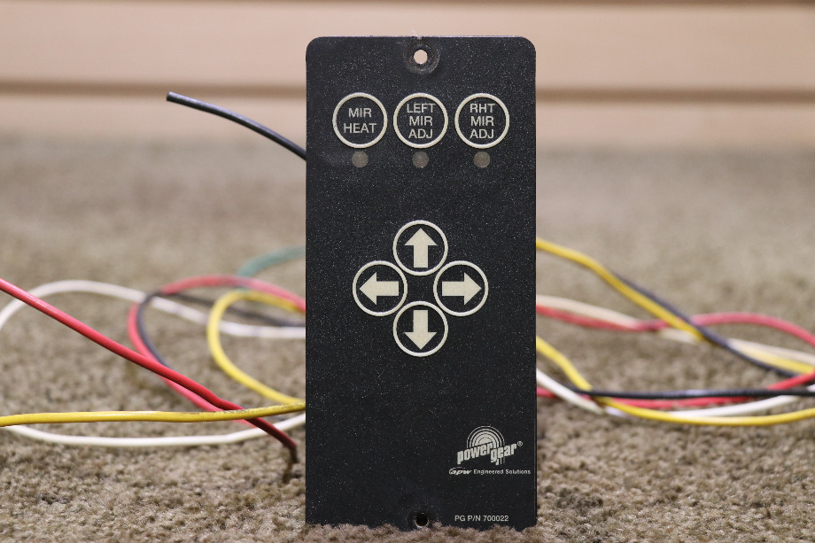 USED MOTORHOME POWER GEAR 700022 MIRROR CONTROL PANEL FOR SALE RV Components 
