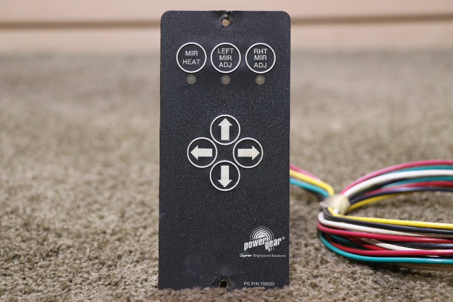 USED RV/MOTORHOME POWER GEAR MIRROR CONTROL PANEL 700025 FOR SALE RV Components 