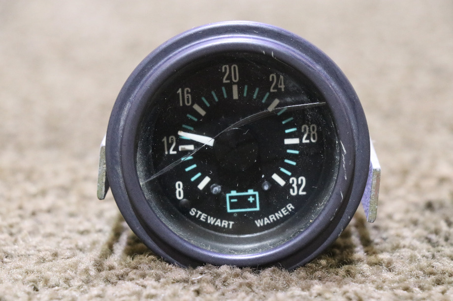 USED MOTORHOME STEWART WARNER VOLTS DASH GAUGE FOR SALE RV Components 