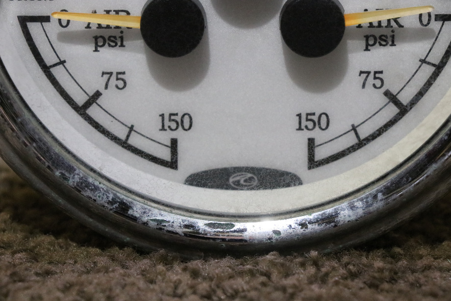 USED 3 IN 1 TACH / FRONT / REAR DASH GAUGE RV/MOTORHOME PARTS FOR SALE RV Components 