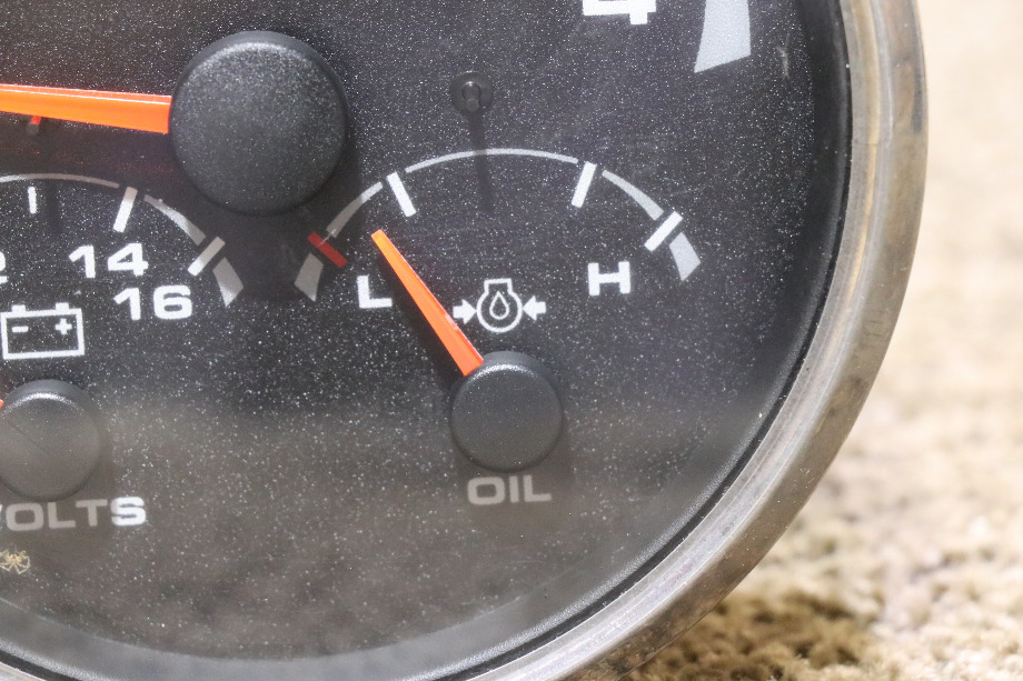 USED RV/MOTORHOME 3 IN 1 TACH / VOLTS / OIL DASH GAUGE FOR SALE RV Components 