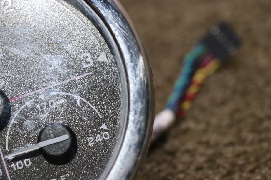 USED SPARTAN 3 IN 1 TACH / OIL / TEMP DASH GAUGE MOTORHOME PARTS FOR SALE RV Components 