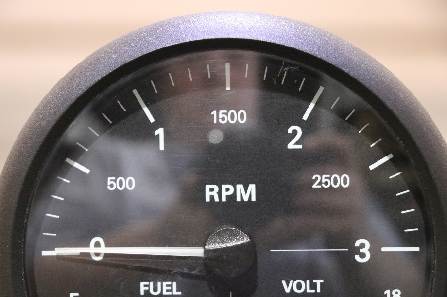 USED 3 IN 1 6913-00061-01 TACH / FUEL / VOLT DASH GAUGE MOTORHOME PARTS FOR SALE RV Components 
