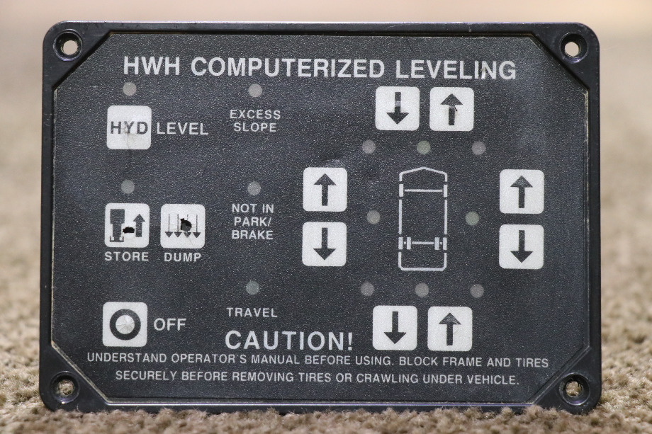 USED RV/OTORHOME HWH COMPUTERIZED LEVELING TOUCH PAD AP11439 FOR SALE RV Components 