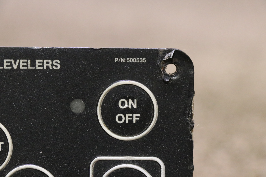USED POWER GEAR HYDRAULIC LEVELERS TOUCH PAD 500535 RV/MOTORHOME PARTS FOR SALE RV Components 