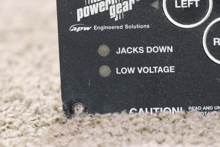 USED POWER GEAR HYDRAULIC LEVELERS TOUCH PAD 500535 RV/MOTORHOME PARTS FOR SALE RV Components 