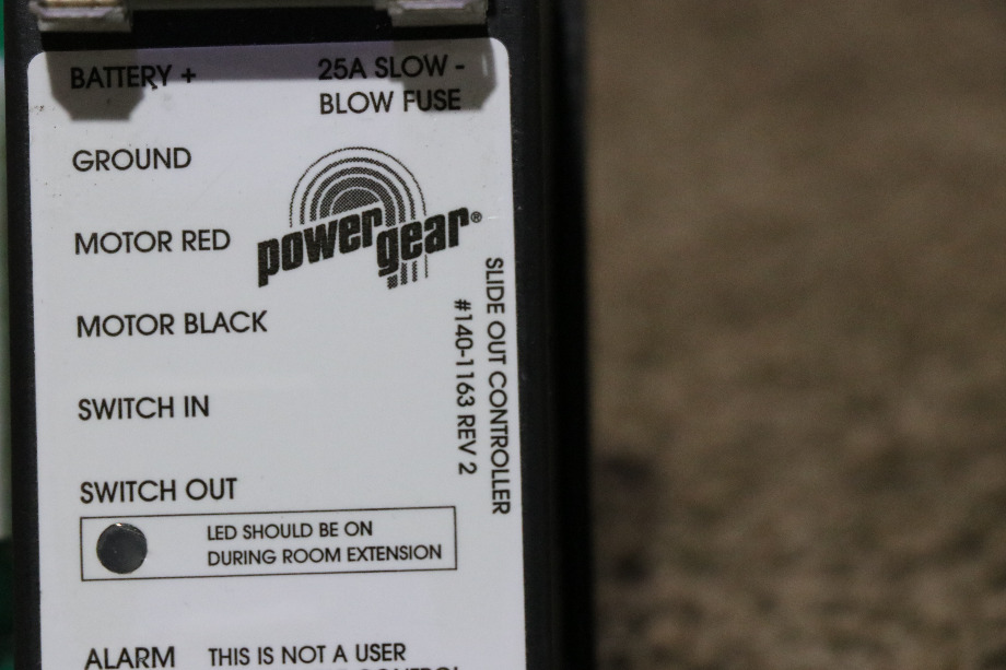 USED MOTORHOME POWER GEAR 140-1163 SLIDE OUT CONTROLLER FOR SALE RV Components 