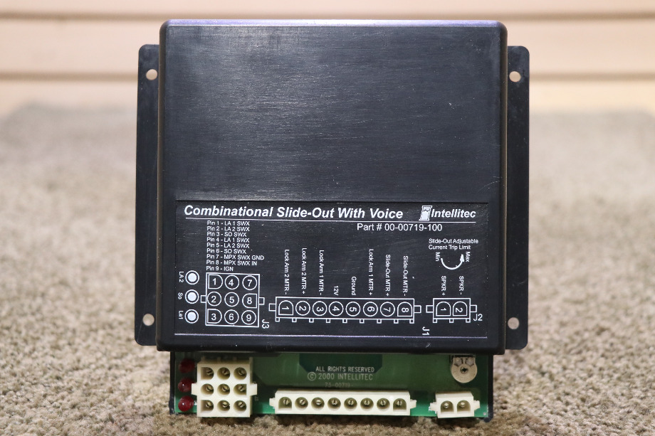 USED INTELLITEC COMBINATIONAL SLIDE OUT WITH VOICE 00-00719-100 RV/MOTORHOME PARTS FOR SALE RV Components 
