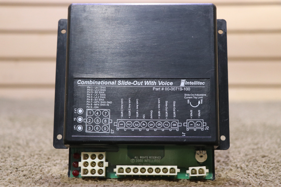 USED INTELLITEC COMBINATIONAL SLIDE OUT WITH VOICE 00-00719-100 RV/MOTORHOME PARTS FOR SALE RV Components 