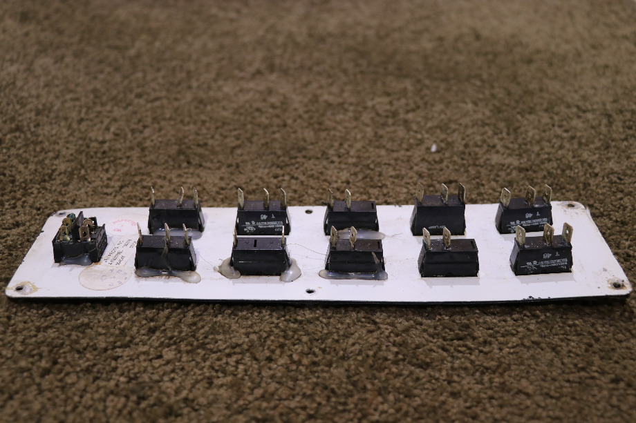 USED JRV 11 SWITCH PANEL A130378BL RV/MOTORHOME PARTS FOR SALE RV Components 