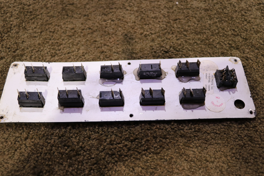 USED JRV 11 SWITCH PANEL A130378BL RV/MOTORHOME PARTS FOR SALE RV Components 