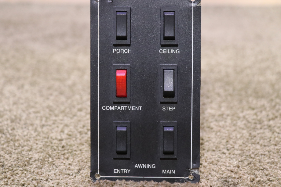 USED JRV 11 SWITCH PANEL A130378BL RV/MOTORHOME PARTS FOR SALE RV Components 
